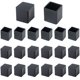 thumbnail image 1 of 20 tapas cuadradas de goma para patas de silla de 19 mm Wvapzwr, 1 of 4