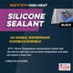 thumbnail image 4 of Tubo Sealant Rutland de silicona de alta temperatura, 500 °F, RTV, negro, 80 ml, 4 of 7