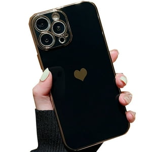 Genérico - Carcasa Corazones Para Iphone 14 Pro Negro