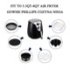 thumbnail image 2 of Juego de accesorios para freidora de aire, 12 piezas, para Gowise Gourmia Ultrean, 2 of 7