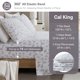 thumbnail image 5 of Sábanas de franela Sleep Philosophy True North Cal King White, 5 of 9