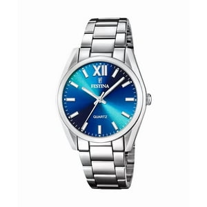 Festina - Reloj Quartz Para Mujer Alegria Acero Inoxidable Dial Azul F20622-I