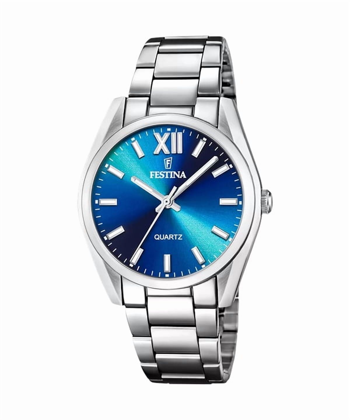 Festina - Reloj Quartz Para Mujer Alegria Acero Inoxidable Dial Azul F20622-I