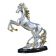 thumbnail image 2 of Escultura De Estatuilla De Caballo Obra De Arte Coleccionable Para La Decoración Del Escritorio Del Hogar Plata, 2 of 5