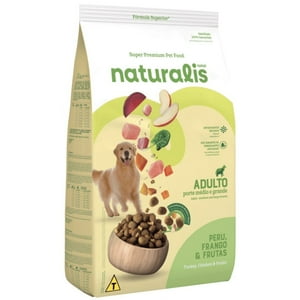 Alimento Naturalis Adulto Pollo Pavo Y Frutas 12 Kg.