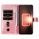 thumbnail image 4 of Funda con Cremallera para Realme GT Neo 5, Carcasa Cartera de Cuero PU con Soporte y Tarjetero, 4 of 6