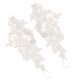 thumbnail image 4 of Boda Sandalias Descalzas Tobilleras De Encaje Cadena De Pie Mujer Joyería Nupcial Blanco, 4 of 5