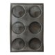 thumbnail image 5 of Formas De Hamburguesa De Silicona Peforated Panadería Bollo Molde Para Pan Bandeja Para Hornear 6 Tazas, 5 of 5