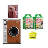 Cámara Híbrida De Película Instantánea Fujifilm Instax Mini Evo (Marrón)
