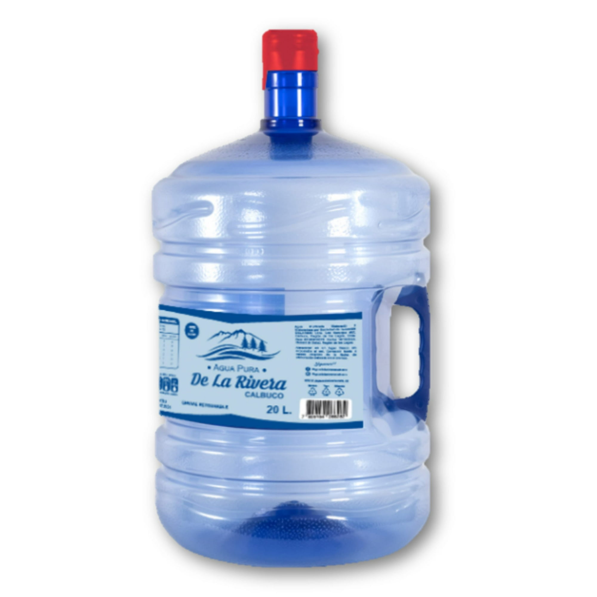 Bidón Pet Con Recarga De Agua Pura De La Rivera 20l