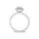 thumbnail image 4 of Anillo de compromiso Gem And Harmony 1,42 ct Moissanite de plata, 4 of 6