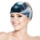 thumbnail image 5 of Frozen: Elsa princesa Gorro de Natación de Licra, Gorro de Baño de Tela Cómoda, Gorro Elástico Antideslizante para Hombres, Mujeres y Niños, 5 of 6