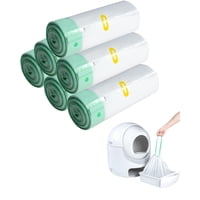 Forros Para Cajas De Arena Para Gatos Anwa, 120 Unidades, Para Litter-Robot 4/3