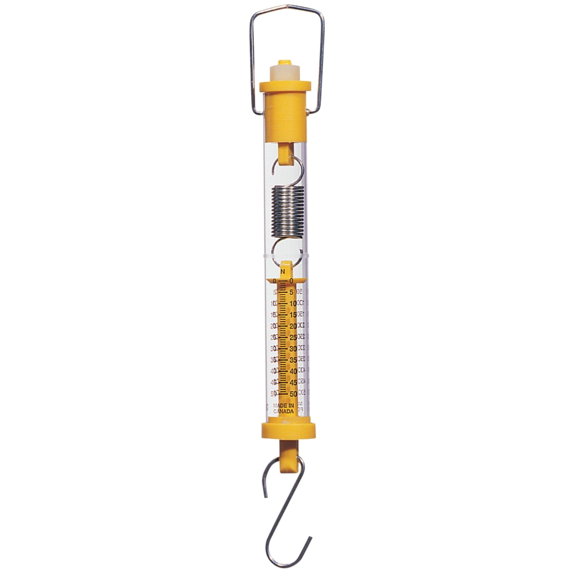 Báscula De Resorte Tubular Si Manufacturing, 5 Kg/50 N, Amarilla