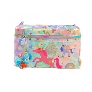 Total Upgrate - Bolso De Mano Neceser Multiusos Premium Detalles Unicornios
