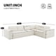 thumbnail image 1 of [VIDEO+New]129.5" Minimalist Style Modular Sectional Sofa,6 Seat Wrinkle-resistant Chenille Couch Set,2 PC Free Combination,Modern L-Shaped Cloud Sofa Set for Living Room,No Assembly Require,3 Colors, 1 of 3