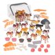 thumbnail image 1 of Set de animales de juguete Terra de Battat, 60 unidades, accesorios para perros y gatos, 1 of 4