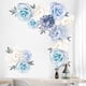thumbnail image 2 of Pegatinas de pared con diseño de peonías florales, calcomanías de pared con flores, pósteres de pared con rosas y peonías en flor, pegatinas de pared con flores de acuarela, papel tapiz autoadhesivo p, 2 of 8
