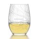 thumbnail image 2 of Copa de vino esmerilada con mapa de Richmond, VA grabado, 450 ml, 2 of 5