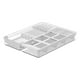 thumbnail image 1 of Organizador De Cuchillo y Cubiertos Clear Blanco, 1 of 2