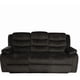 thumbnail image 4 of Sofa Reclinable Relaxline 3 Cuerpos Chocolate Oscuro posa Vaso Felpa, 4 of 6