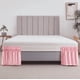 thumbnail image 2 of suxuMhao Falda de Cama Elástica Envolvente con Volantes Tamaño Queen, Rosa Claro - Colchón de 60x80 Pulgadas Compatible con Caída de 15 Pulgadas, Falda de Ropa de Cama de 1 Pieza para Decoración de, 2 of 3