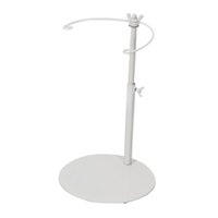 Magideal - Soporte De Exhibición De De Flores, Soporte Para De Flores, Ajustable, Resistente, Fácil De Usar Para Almacenar En Interiores Y Exteriores Blanco
