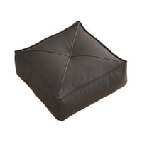 Magideal - Cojín De Suelo, Cojines De Tatami, Cojín Cuadrado Para Asiento De Silla, Cojín De Suelo De Futón De Cuero Pu, Cojín De Patio Para Silla De Oficina, Ju Negro