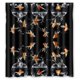 thumbnail image 1 of Cortina de ducha con diseño de peces dorados bailando, juego de cortina de baño con ganchos, tamaño 66 x 72 pulgadas, 1 of 3