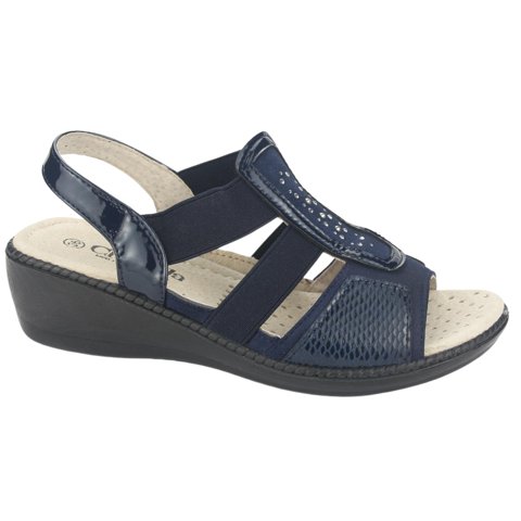 Sandalia Chalada Mujer Lupe-4 Azul Marino Casual