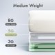 thumbnail image 2 of Amazer Extra Long Shower Curtain Liner 72 x 84 Clear Shower, 2 of 3
