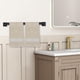 thumbnail image 2 of Juego de barra para toallas de baño JOPOFI de 60 cm de acero inoxidable mate, 2 of 7