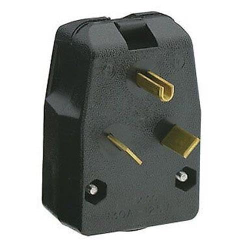 Enchufe Leviton 000-830-T de hoja recta de calidad comercial, 30 A