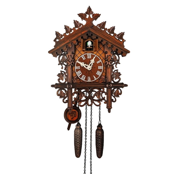 Reloj de cuco JoonieHouse tradicional de la Selva Negra con péndulo