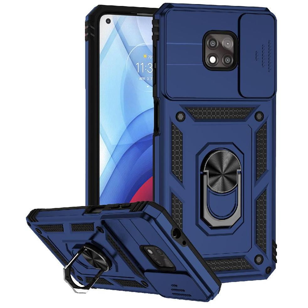 Estuche Gangxun Para Motorola Moto G Power 2021, Soporte Giratorio 360°, Estilo Mecánico Y Magnético