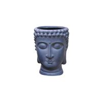 Macetero Fibre Clay Buda 24Cm Gris Outzen