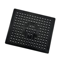 Bothyi - Alfombrilla Para Fregadero Resistente Al Calor, Almohadilla Para Fregadero, Cocina, Encimera, Cristalería, Rectangular, Negro