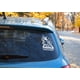 thumbnail image 3 of Sticker Mantenga Distancia Si Se Cruza Animal Freno Auto, 3 of 3
