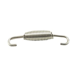 Ioensy - Accesorio De Resorte De Tubo De Escape De Motocicleta 304 Acero Inoxidable 68Mm Argent Oval