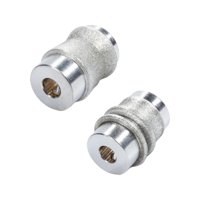 Ioensy - 2 Brocas Para Amoladora De Vidrio De Diferentes Tamaños, Brocas De Diamante Para Amoladora De Baldosas De Cerámica