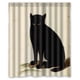 thumbnail image 1 of Cortina de ducha con diseño de gatos, juego de cortinas de baño con ganchos, tamaño 60 x 72 pulgadas, 1 of 3
