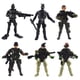 thumbnail image 2 of 6 Piezas Figuras De Acción Diseño Fuerzas Especiales Menigas Figuras Para Paisajes De Bricolaje, 2 of 4