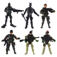 Magideal - 6X Figuras De Acción De Juguete, Conjunto Para Hombres Del Ejército, Diseño De Figuras Para Hombres, Juego Para Juegos De Simulación, Kits De Modelos