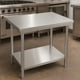 thumbnail image 2 of Mesón de Cocina Joytek Acero Inoxidable 90x60x85 cm, 2 of 3