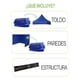 thumbnail image 3 of Toldo Plegable 3x3 con Laterales Azul Protección UV e Impermeable, 3 of 4