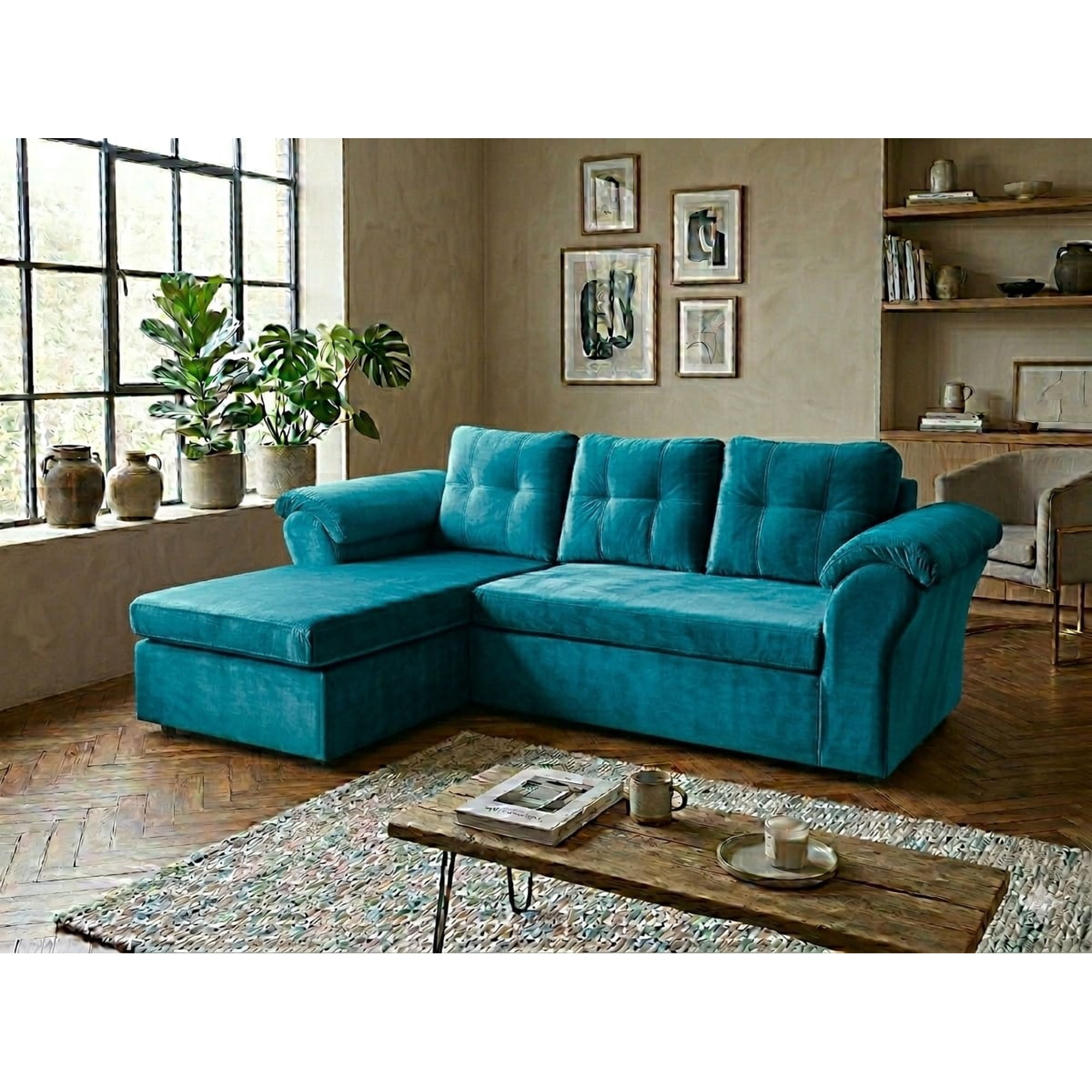 Deco Outlet - Sofa Modular Laos 3.1 Intercambiable Felpa Calipso