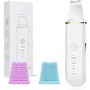 Veatool - Limpiador De Piel, Descamación Por Ultrasonido Facial, Limpiador De Cutículas Por Ultrasonido, Con 4 Modos Para Limpiar Los Poros Y Cuidar La Piel, Recargable Usb