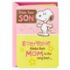 thumbnail image 1 of Tarjeta del Día de la Madre Hallmark Snoopy divertida de hijo, 1 of 6