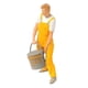 thumbnail image 1 of Figuras De Personas En Miniatura 1:87 Para Accesorios De Diseño De Escena Amarillo, 1 of 5