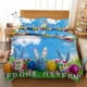 thumbnail image 1 of Color Ball Rabbit Duvet Quilt Covers Pillow Case Bedding Sets3-Piece Bedding Set (1 Duvet Cover + 2 Pillow Shams), 1 of 3